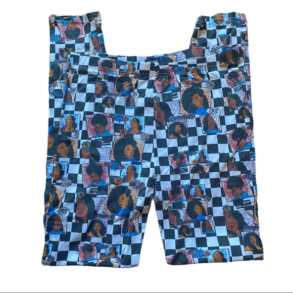 ON FIRE WOMENS GOOD VIBES NWT leggings size XL - Picture 2 of 7